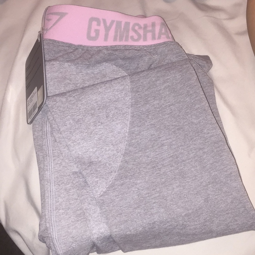 NWT Flex V3 leggings Grey Marl/ Chalk Pink